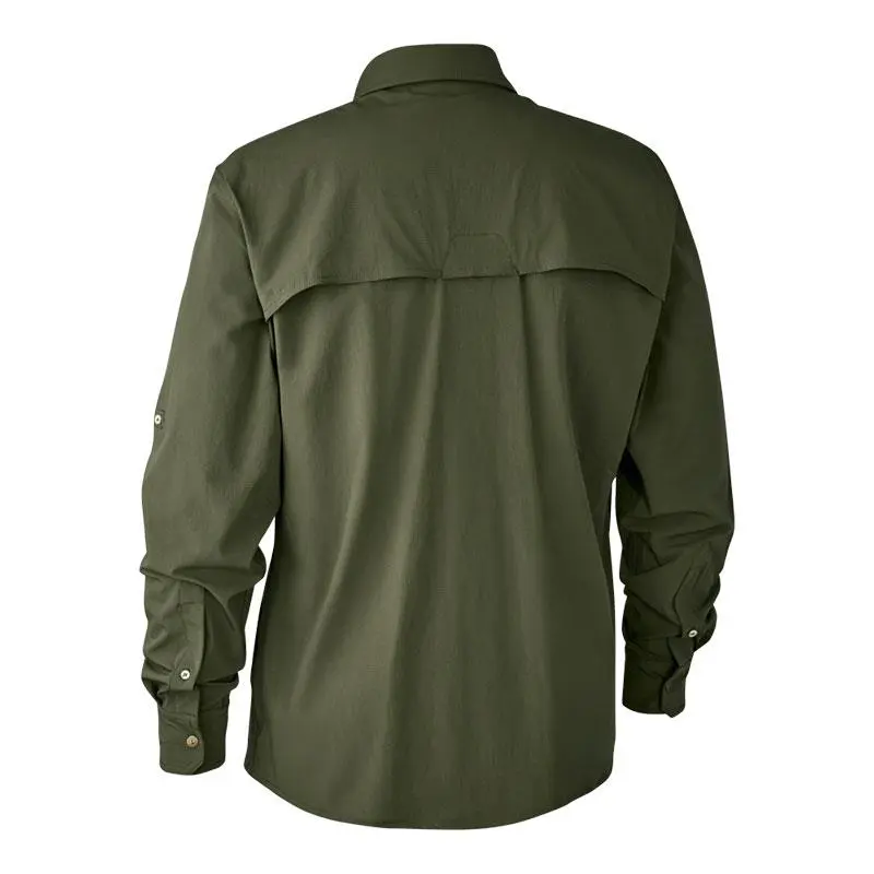 CHEMISE MANCHES LONGUES HOMME DEERHUNTER ANTI-INSECT SHIRT WITH HHL TREATMENT - KAKI 4 CHEMISE MANCHES LONGUES HOMME DEERHUNTER ANTI-INSECT SHIRT WITH HHL TREATMENT - KAKI - Image 2