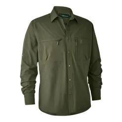 CHEMISE MANCHES LONGUES HOMME DEERHUNTER ANTI-INSECT SHIRT WITH HHL TREATMENT - KAKI