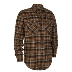 CHEMISE MANCHES LONGUES HOMME DEERHUNTER MARVIN - MARRON