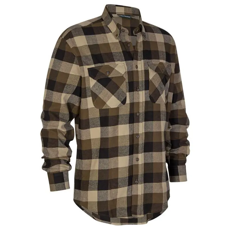 CHEMISE MANCHES LONGUES HOMME DEERHUNTER MARVIN - VERT/MARRON 3 CHEMISE MANCHES LONGUES HOMME DEERHUNTER MARVIN - VERT/MARRON