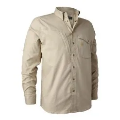 CHEMISE MANCHES LONGUES HOMME DEERHUNTER MATABO - BEIGE
