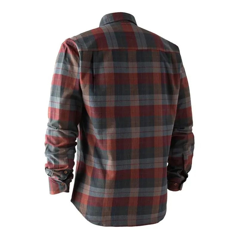 CHEMISE MANCHES LONGUES HOMME DEERHUNTER RYAN SHIRT - ROUGE 4 CHEMISE MANCHES LONGUES HOMME DEERHUNTER RYAN SHIRT - ROUGE - Image 2
