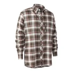 CHEMISE MANCHES LONGUES HOMME DEERHUNTER SILAS - MARRON