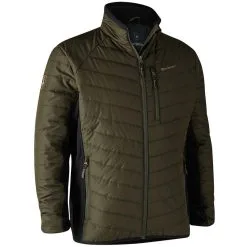 DOUDOUNE MAN DEERHUNTER MOOR PADDED WITH SOFTSHELL KHAKI