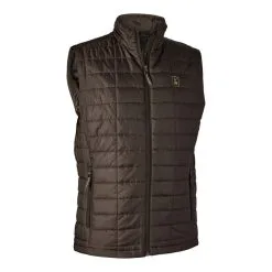 DOUDOUNE SANS MANCHE HOMME DEERHUNTER MUFLON PACKABLE WAISTCOAT - MARRON