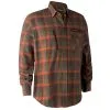 LONG SLEEVED-SHIRT DEERHUNTER ETHAN ORANGE -Deerhunter Shop long sleeved shirt deerhunter ethan orange z 2285 228538