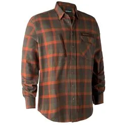 LONG SLEEVED-SHIRT DEERHUNTER ETHAN ORANGE