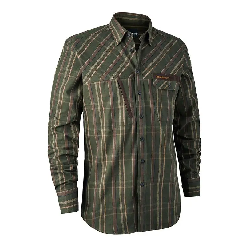 LONG SLEEVED-SHIRT DEERHUNTER KEITH KHAKI 2 LONG SLEEVED-SHIRT DEERHUNTER KEITH KHAKI