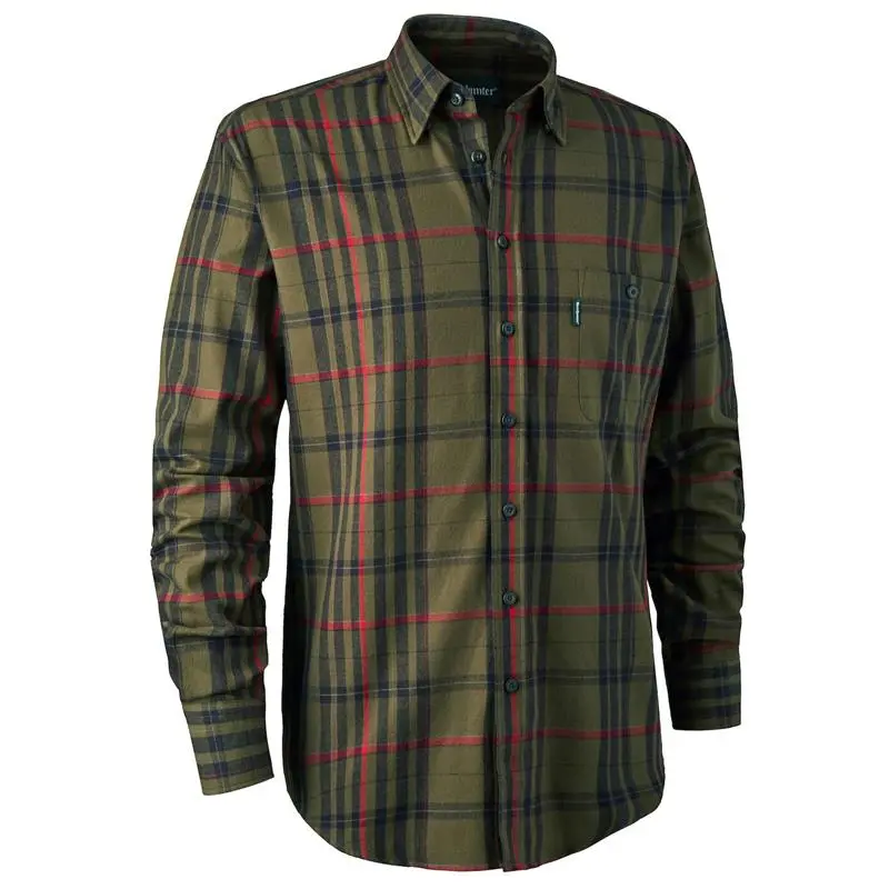 LONG SLEEVED-SHIRT DEERHUNTER LARRY KHAKI 3 LONG SLEEVED-SHIRT DEERHUNTER LARRY KHAKI
