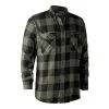 LONG SLEEVED-SHIRT DEERHUNTER MARVIN II KHAKI -Deerhunter Shop long sleeved shirt deerhunter marvin ii khaki z 2285 228567