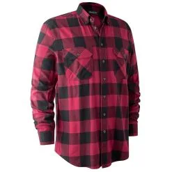LONG SLEEVED-SHIRT DEERHUNTER MARVIN II RED
