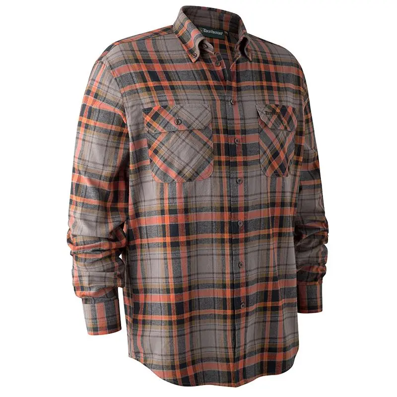 LONG SLEEVED-SHIRT DEERHUNTER MARVIN III ORANGE 3 LONG SLEEVED-SHIRT DEERHUNTER MARVIN III ORANGE