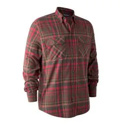 LONG SLEEVED-SHIRT DEERHUNTER MARVIN III RED