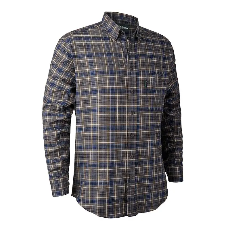LONG SLEEVED-SHIRT MAN DEERHUNTER CALVIN BLUE 3 LONG SLEEVED-SHIRT MAN DEERHUNTER CALVIN BLUE