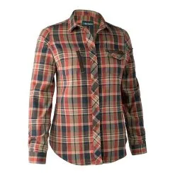 LONG SLEEVED-SHIRT WOMAN DEERHUNTER LADY ATHENA ORANGE