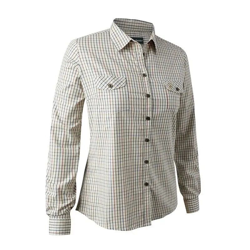 LONG SLEEVED-SHIRT WOMAN DEERHUNTER LADY ISABELLA BLUE 3 LONG SLEEVED-SHIRT WOMAN DEERHUNTER LADY ISABELLA BLUE
