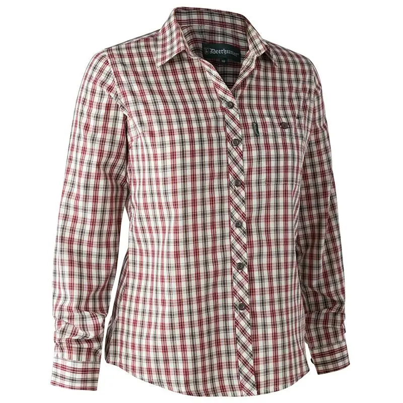 LONG SLEEVED-SHIRT WOMAN DEERHUNTER LADY MAXINE RED 3 LONG SLEEVED-SHIRT WOMAN DEERHUNTER LADY MAXINE RED