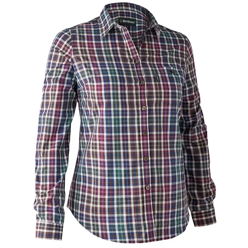 LONG SLEEVED-SHIRT WOMAN DEERHUNTER LADY VICTORIA BROWN 3 LONG SLEEVED-SHIRT WOMAN DEERHUNTER LADY VICTORIA BROWN