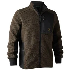 MAN JACKET DEERHUNTER ROGALAND FIBER PILE BROWN