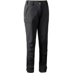 WOMAN PANTS DEERHUNTER LADY ANN FULL STRETCH TROUSERS WITH MEMBRANE GRAPHITE BLUE